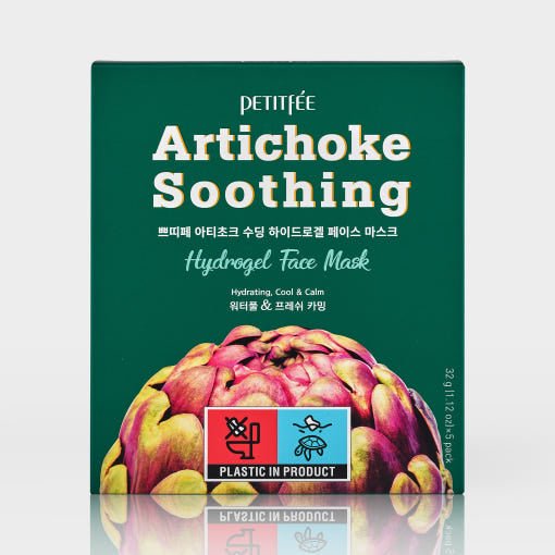 PETITFEE Artichoke Soothing Hydrogel Face Mask 32g X 5ea - Daebak