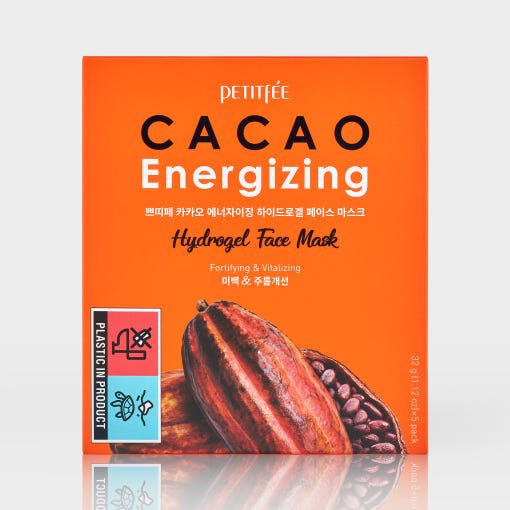 PETITFEE CACAO Energizing Hydrogel Face Mask 32g X 5ea - Daebak