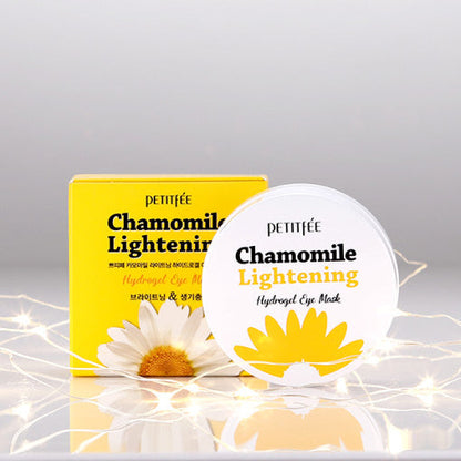 Maschera occhi in idrogel illuminante alla camomilla PETITFEE 80g (60 cerotti)