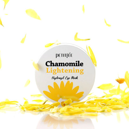 Maschera occhi in idrogel illuminante alla camomilla PETITFEE 80g (60 cerotti)