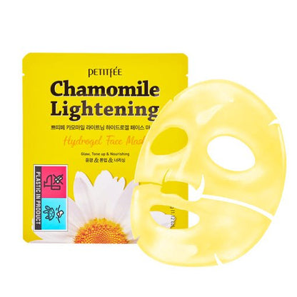 PETITFEE Chamomile Lightening Hydrogel Face Mask 32g X 5ea - Daebak