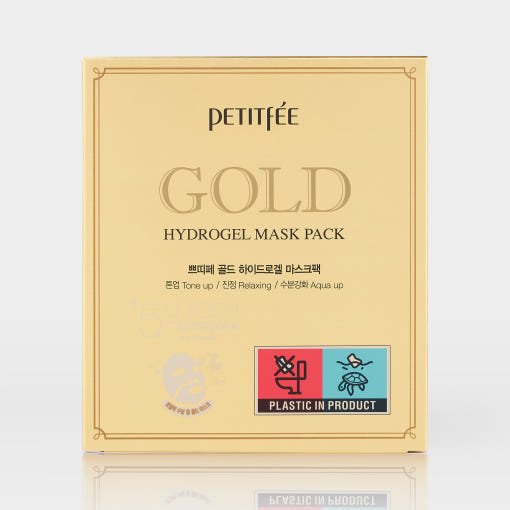 PETITFEE Gold Hydrogel Mask Pack 32g X 5ea - Daebak