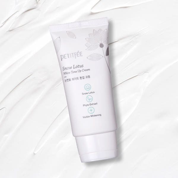 PETITFEE Snow Lotus White Tone Up Cream 50ml - Daebak
