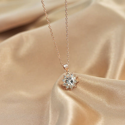 Popular Sunflower Three-piece Ear Korean Style Jewelry Set - Daebak