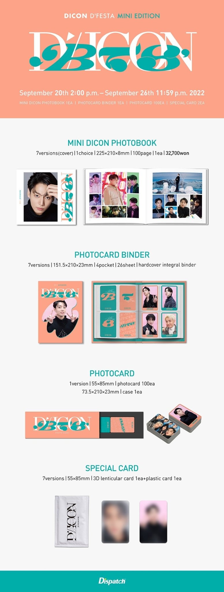 [Pre-Order] BTS [D'Festa] Mini Edition DICON - Daebak