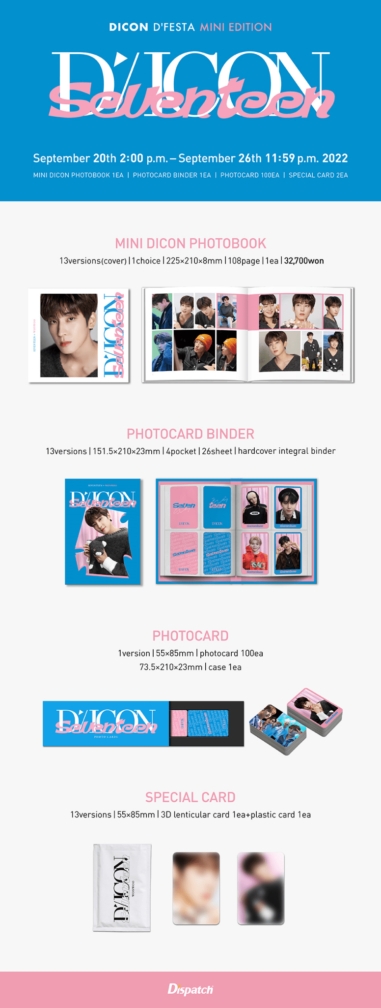 [Pre-Order] SEVENTEEN [D'Festa] Mini Edition DICON - Daebak
