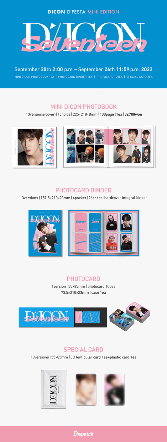 [Pre-Order] SEVENTEEN [D'Festa] Mini Edition DICON - Daebak