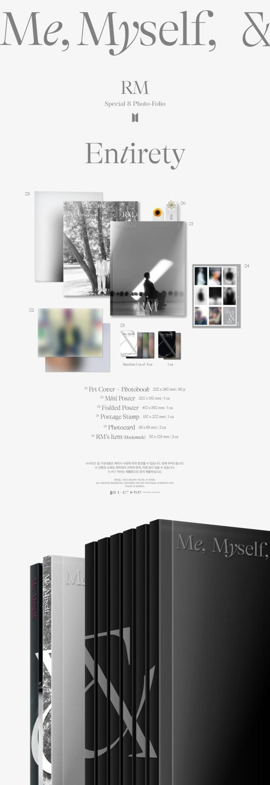 [Pre-Order] Special 8 Photo-Folio Me, Myself, and RM (Entirety) - Daebak