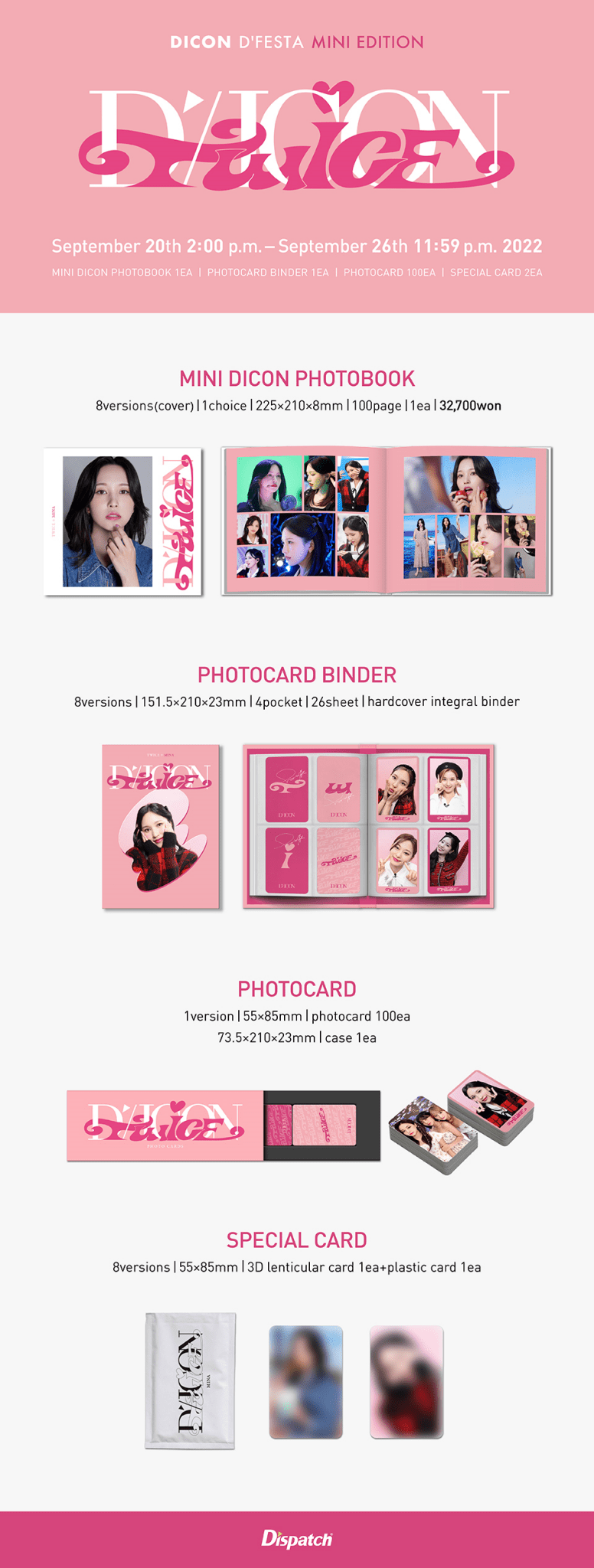 [Pre-Order] TWICE [D'Festa] Mini Edition DICON - Daebak