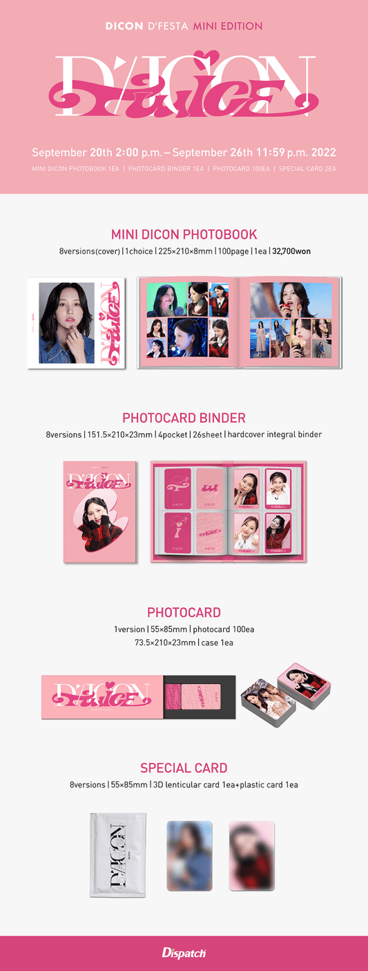 [Pre-Order] TWICE [D'Festa] Mini Edition DICON - Daebak