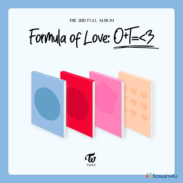 [Pre-Order] TWICE - Formula of Love: O+T=<3 (3rd Album) - Daebak
