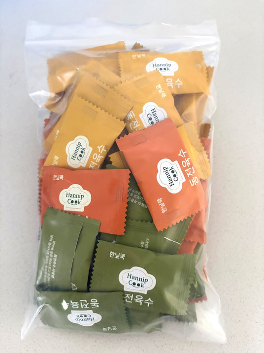Premium Broth Coins (Mixed 3-Flavor)4g x 60 tablet - Daebak