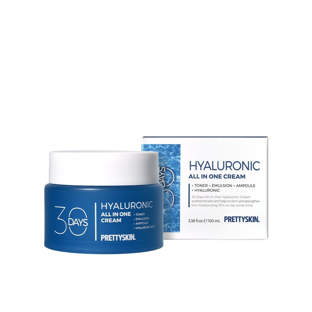 PRETTYSKIN 30 Days All-in-One Hyaluronic Cream 100ml - Daebak