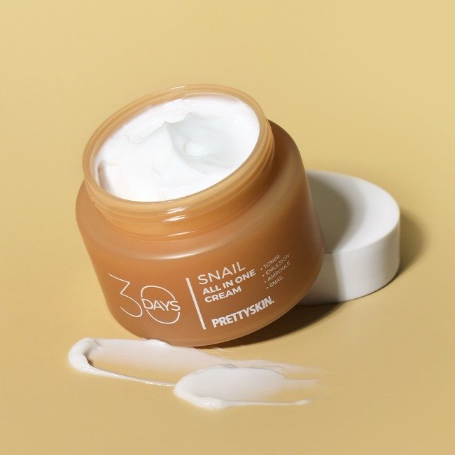 PRETTYSKIN 30 Days All-in-One Snail Cream 100ml - Daebak