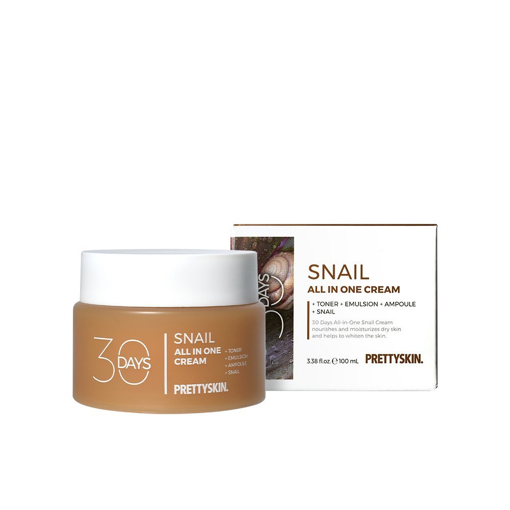 PRETTYSKIN 30 Days All-in-One Snail Cream 100ml - Daebak