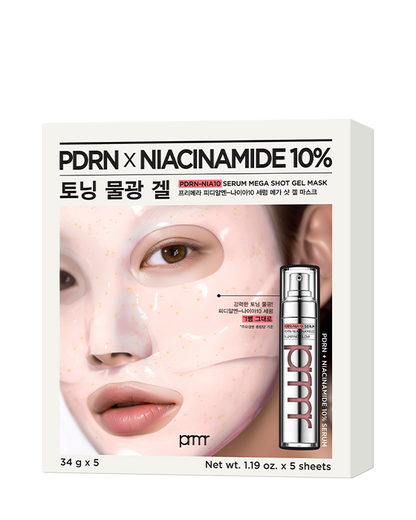 primera PDRN-NIA10 Maschera in gel al siero Mega Shot 34g X 5ea