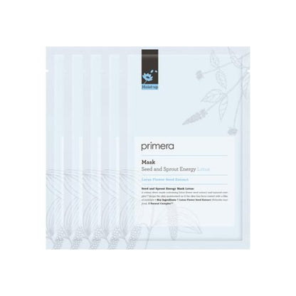 primera Seed and Sprout Energy Mask Lotus 20ml X 5ea - Daebak