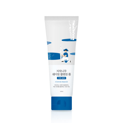 Round Lab For Men Reinigungsschaum zum Rasieren mit Birkensaft 120ml