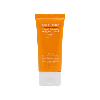 MIGUHARA Natural Whitening Sun Guard Cream Origin SPF50+/PA++++ 50ml