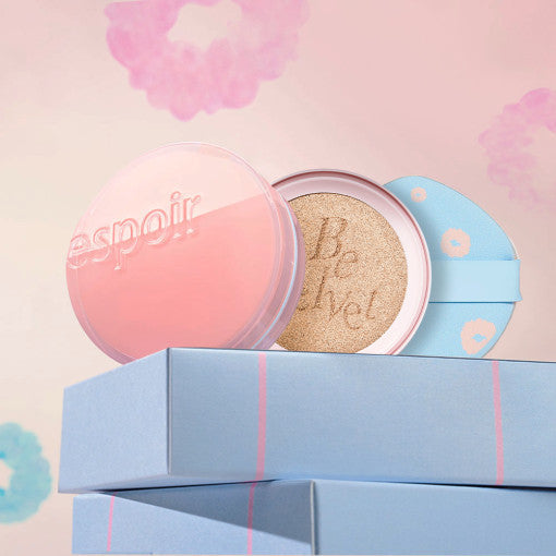 espoir PRO TAILOR BE VELVET COVER CUSHION NOUVELLE CLASSE ÉDITION FLEUR DE CERISIER SPF34 PA++ 13g+13g (Recharge)
