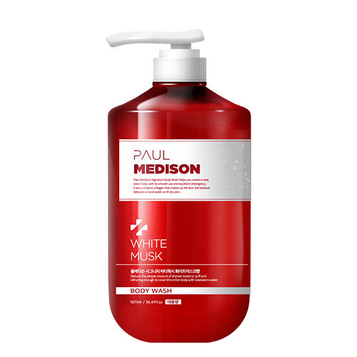 Sabonete líquido corporal Signature PAUL MEDISON 1077ml #Almíscar Branco