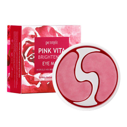Осветляющая маска для глаз PETITFEE Pink Vita 70g (60 патчей)
