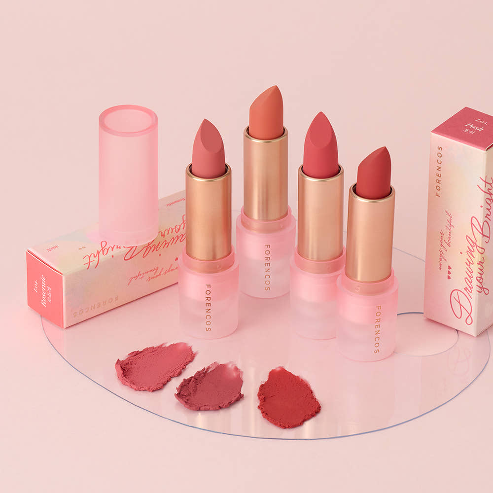 أحمر شفاه FORENCOS All Light Mood Chiffon بوزن 3.8g