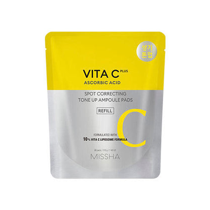 MISSHA Vita C Plus Spot Correcting Tone Up Ampoule Pads 210 г/80 дисков (сменный блок)