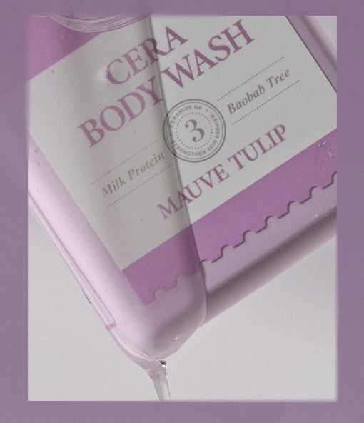 BIOKLASSE Gel Douche Corps Cera Lait de Baobab 1200ml #Tulipe Mauve