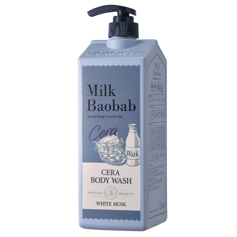 BIOKLASSE MILK BAOBAB CERA Körperwaschgel 1200ml #White Musk