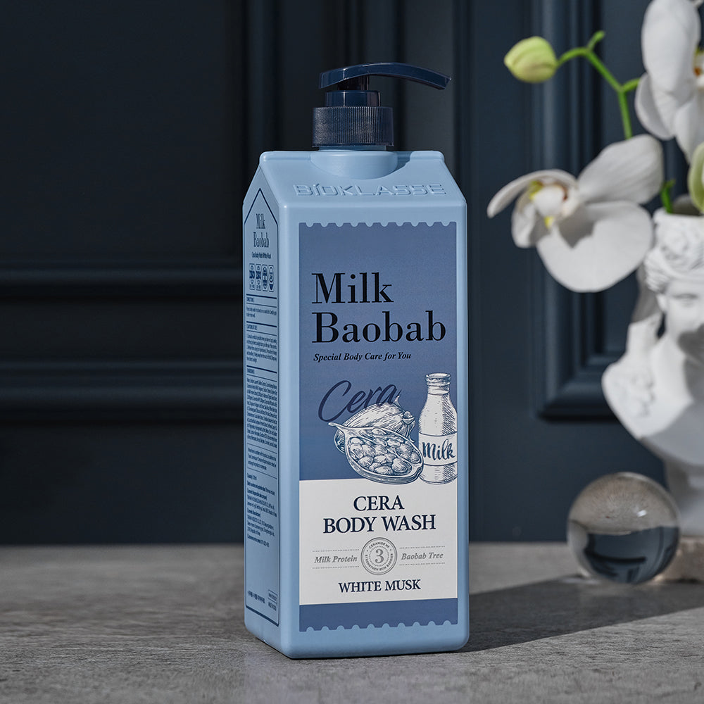 BIOKLASSE MILK BAOBAB CERA Körperwaschgel 1200ml #White Musk