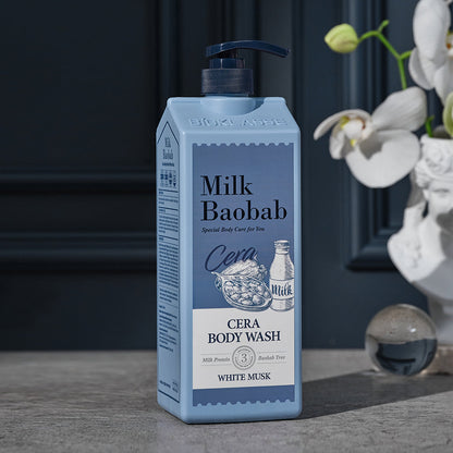 BIOKLASSE MILK BAOBAB CERA Körperwaschgel 1200ml #White Musk