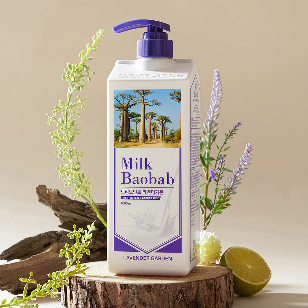 Уход за волосами BIOKLASSE MILK BAOBAB 1000ml #Лавандовый сад
