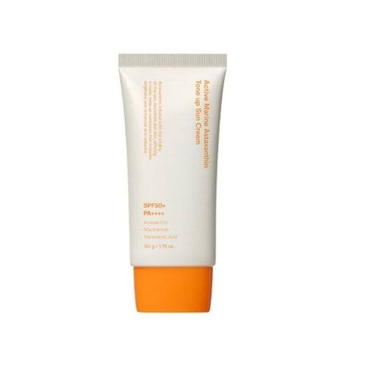 Crema solar de tono uniforme Active Marine Astaxanthin de SUNGBOON EDITOR SPF50+ PA++++ 50g