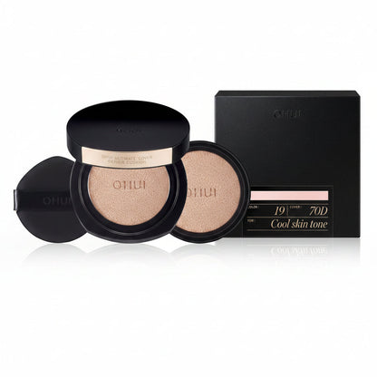 O HUI Ultimate Cover Denier Cushion SPF50+ PA+++ Set 13g+13g(recharge) (9 couleurs)