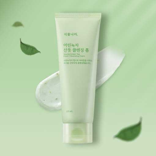 Shingmulnara Young Green Tea Fresh Mousse Nettoyante 120ml+120ml