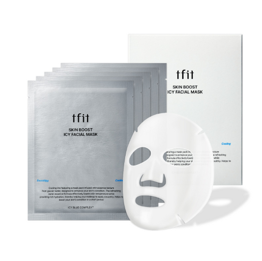 tfit Skin Boost Icy Facial Mask 25g X 5ea