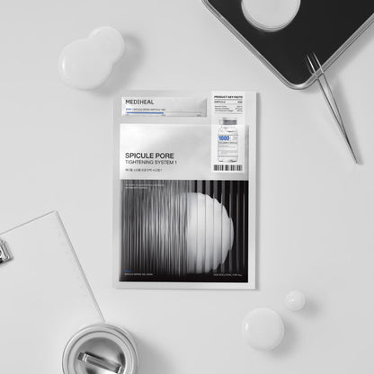Máscara em gel MEDIHEAL Spicule Pore Tightening System 1 (Ampola 2ml e colágeno 29g) 10un