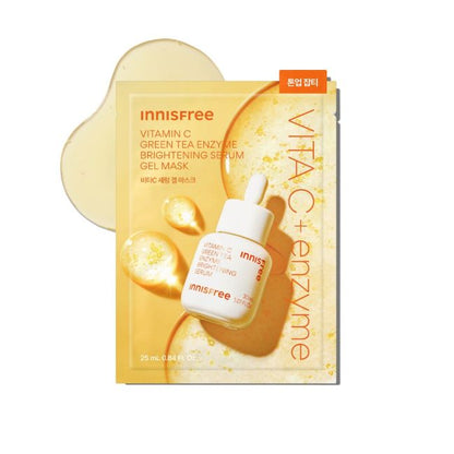 innisfree Vitamin C Green Tea Enzyme Brightening Serum Gel Mask 25ml X 5ea