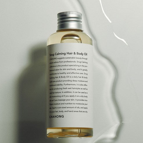 CHAHONG Snug Huile Calmante Corps & Cheveux 150ml