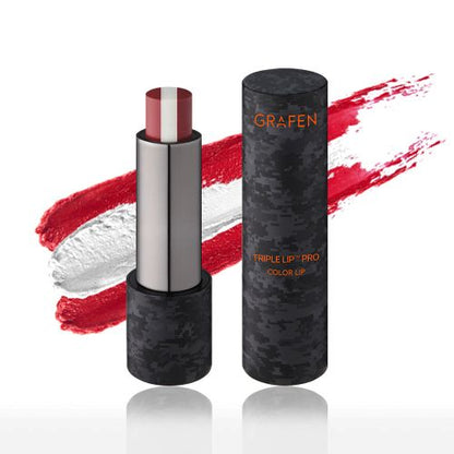 أحمر شفاه GRAFEN Triple Lip Pro 4.3g [شفاه ملونة]