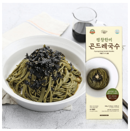 [Pyeongchang] Gondre Green Noodles (300g, 10.58oz) - Daebak