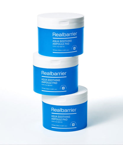 [Real Barrier] Aqua Soothing Ampoule Pad 130ml (70ea) - Daebak