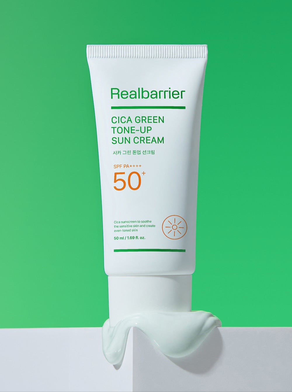 [Real Barrier] Cica Grünton-Sonnencreme SPF 50+ PA++++ 50ml