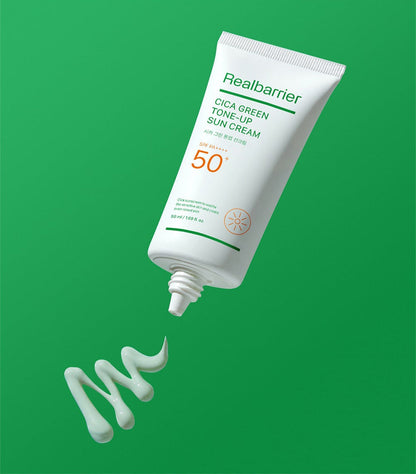 [Real Barrier] Cica Grünton-Sonnencreme SPF 50+ PA++++ 50ml