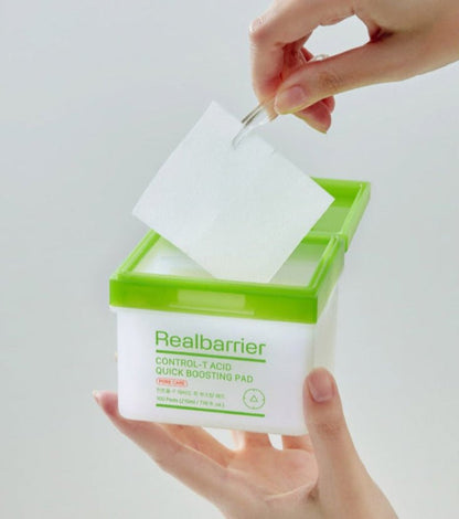 [Real Barrier] CONTROL-T Acid Quick Boosting Pad 210ml/100pads - Daebak