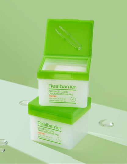 [Real Barrier] CONTROL-T Acid Quick Boosting Pad 210ml/100pads - Daebak
