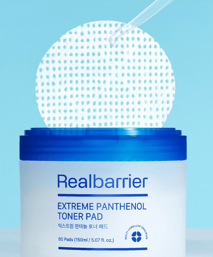 [Real Barrier] Extreme Panthenol Toner Pad 150ml/80P - Daebak