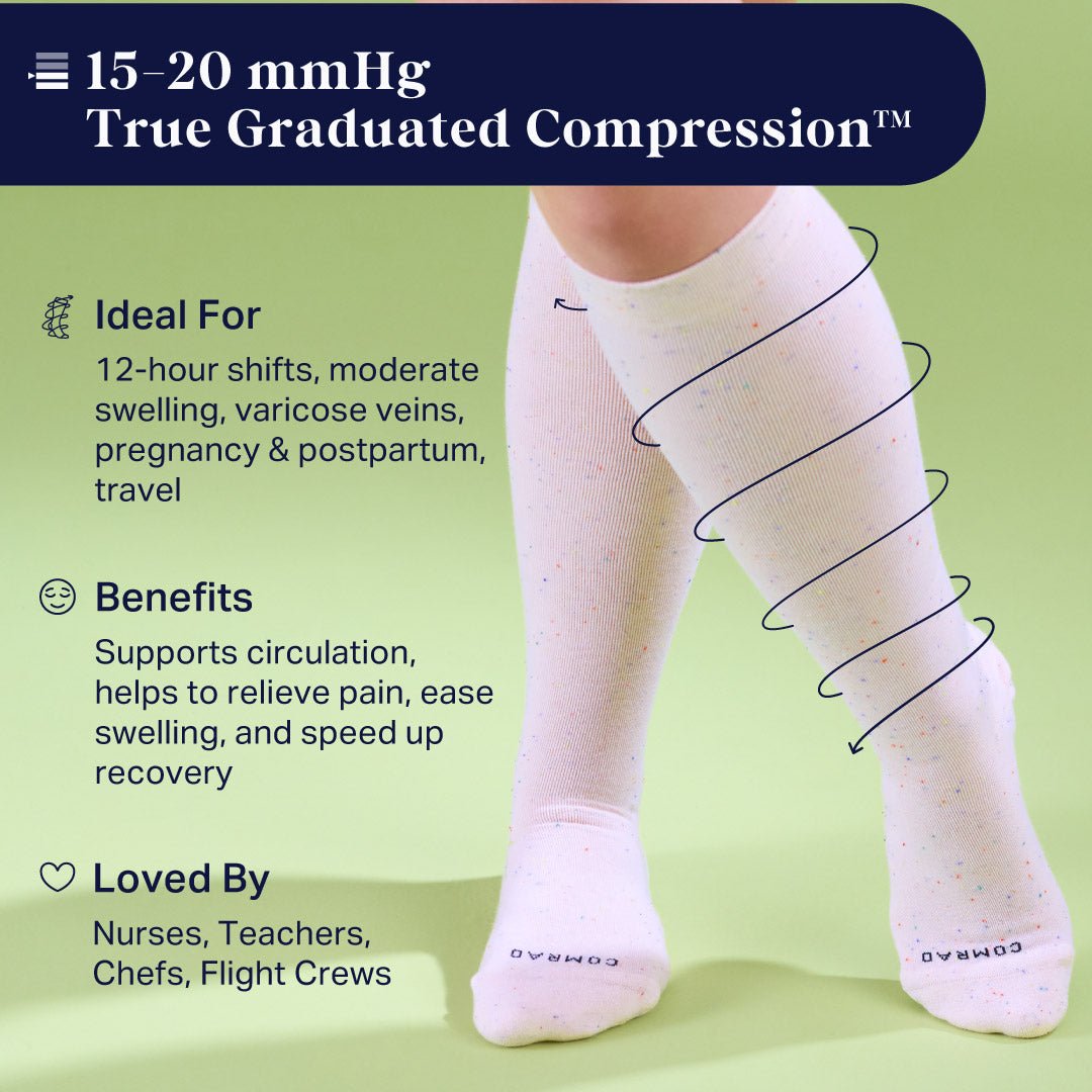 Recycled Cotton Compression Socks - Daebak