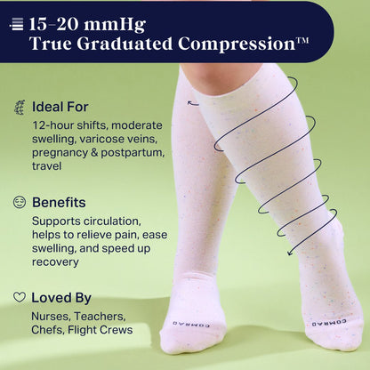 Recycled Cotton Compression Socks - Daebak